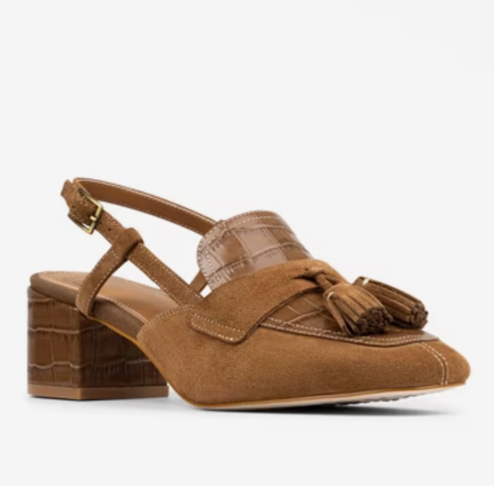 Donald‎ Pliner Kudos Heels, Croc Embossed, Size 8.5, NIB